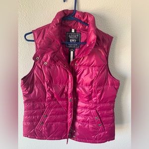 Ariat Pink Down Vest, Size L